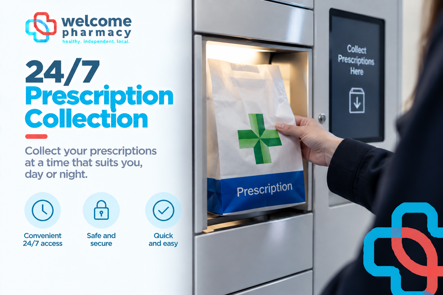 24/7 Prescription Collection Machine